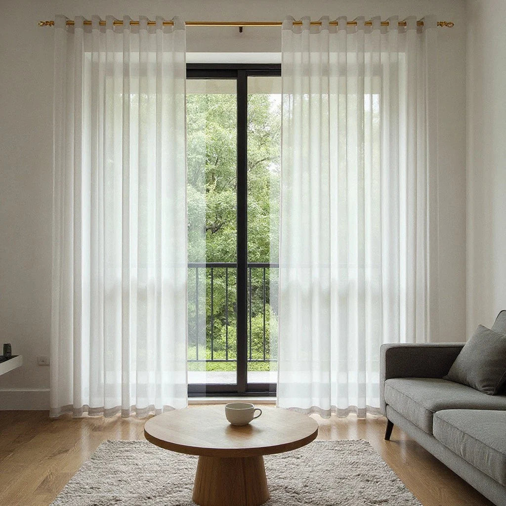 Brenda Scratch Resistant Gauze Sheer Custom Curtain