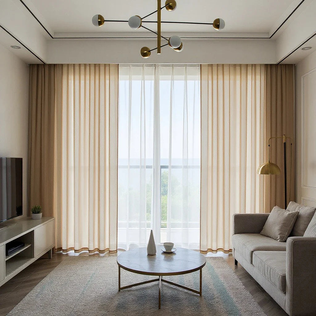 Brenda Scratch Resistant Gauze Sheer Custom Curtain