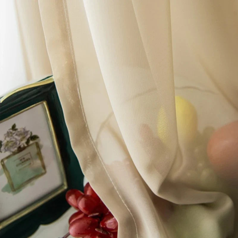 Brenda Scratch Resistant Gauze Sheer Custom Curtain