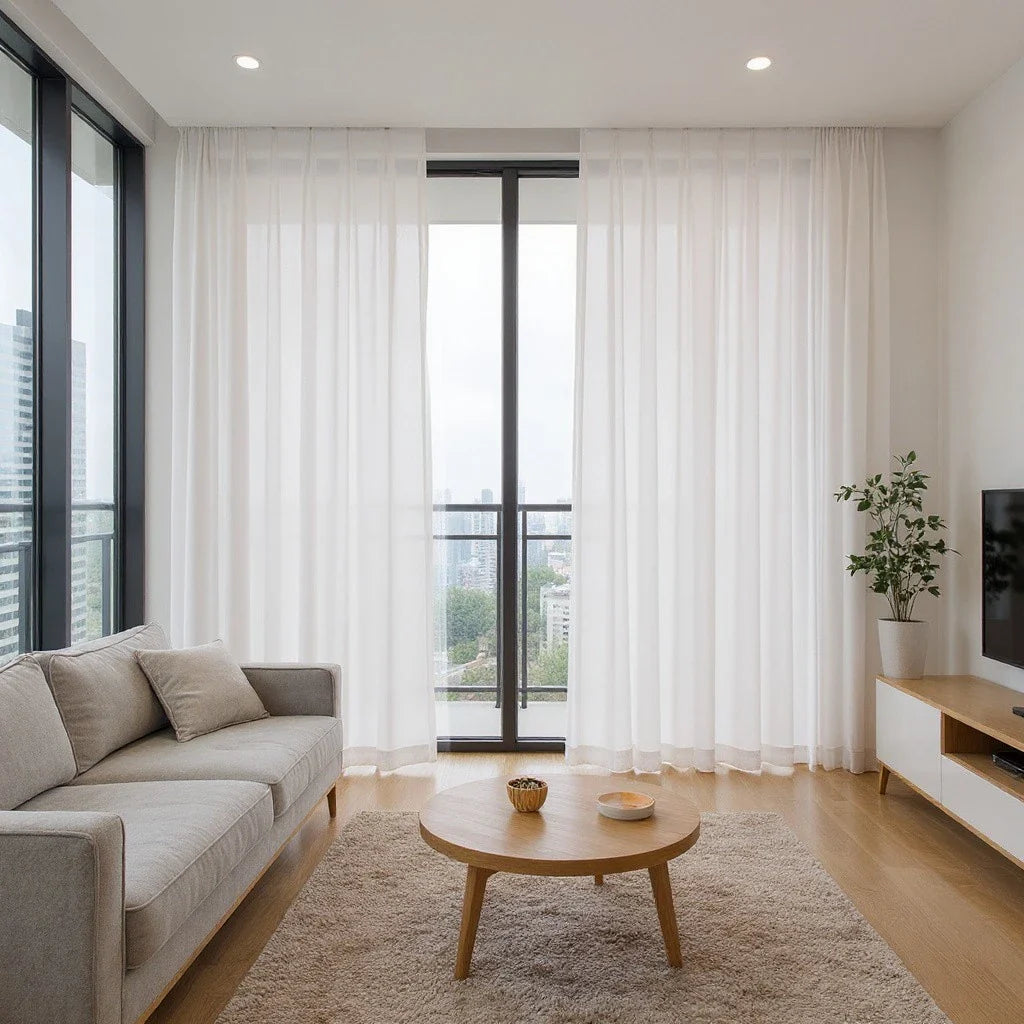 Brenda Scratch Resistant Gauze Sheer Custom Curtain