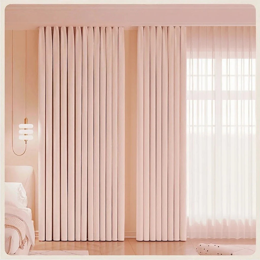 Irma Double Sided Chenille Blackout Thermal Custom Curtain