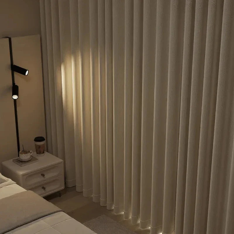 Irma Double Sided Chenille Blackout Thermal Custom Curtain