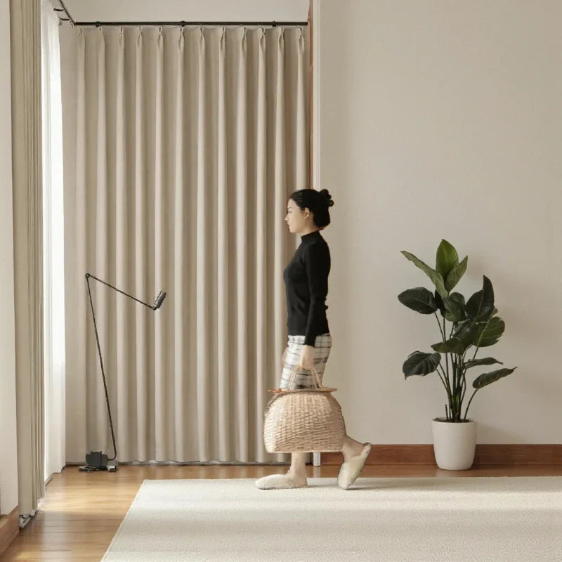 Irma Double Sided Chenille Blackout Thermal Custom Curtain