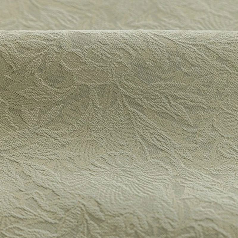 Joanne French Botanical Jacquard Custom Room Darkening Curtain