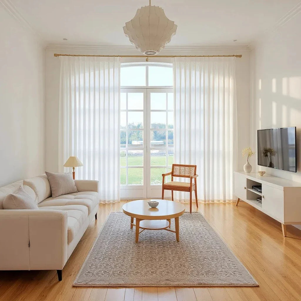 Jolene Scratch-Resistant Light Filtering Custom Sheer Curtain