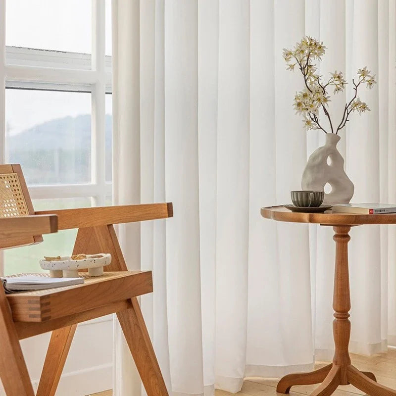 Jolene Scratch-Resistant Light Filtering Custom Sheer Curtain