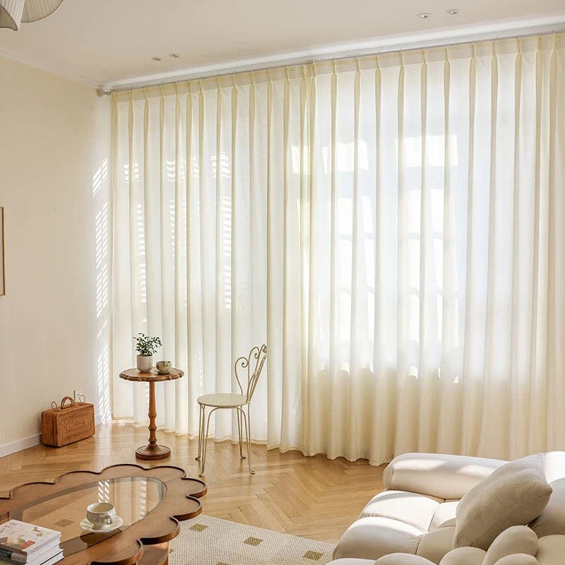 Jolene Scratch-Resistant Light Filtering Custom Sheer Curtain