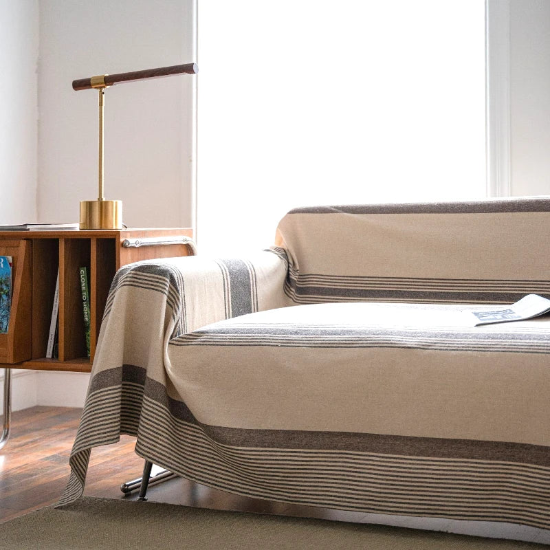 Nicole Coastal Breeze Geometric Sofa Couch Cover