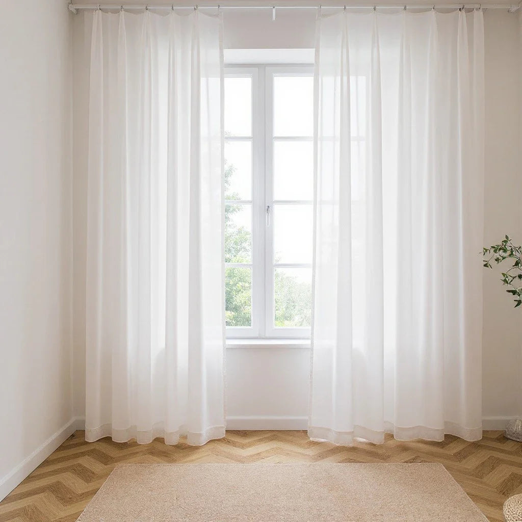 Brenda Scratch Resistant Gauze Sheer Custom Curtain